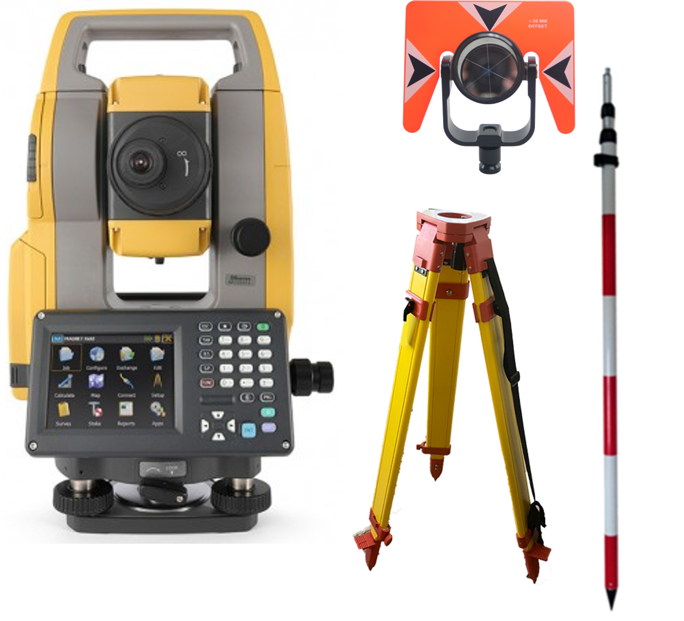 ESTACION TOTAL OS-202 TOPCON + ACCS.