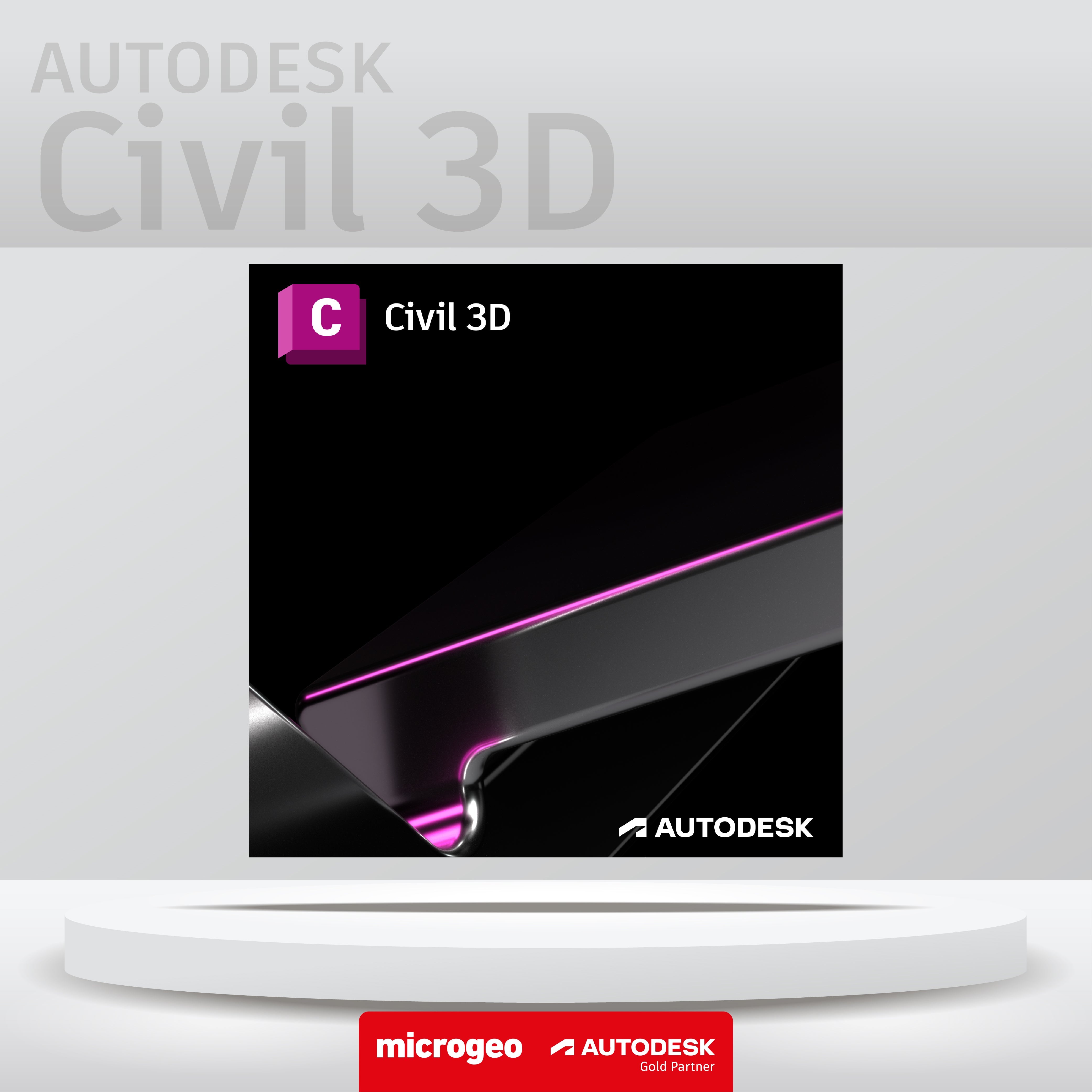 CIVIL 3D 2027 COMMERCIAL NEW SINGLE-USER ELD 3-YEAR SUBSCRIPTION