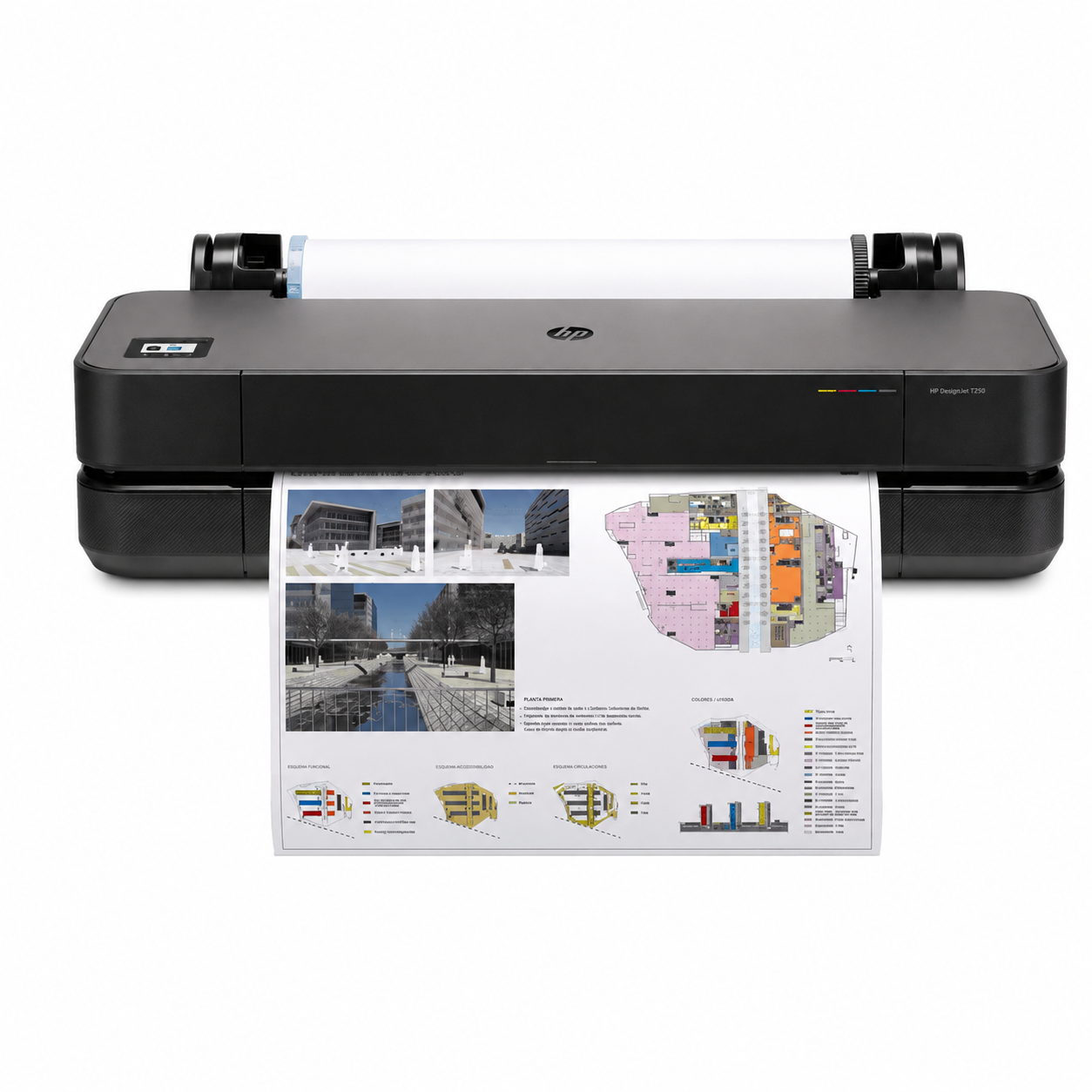 Plotter HP DesignJet T250 24” A1 + Papel Bond de Regalo