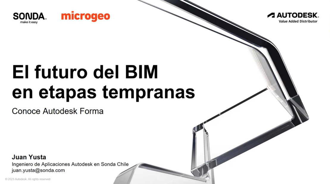 Curso "El futuro de BIM en etapas tempranas Autodesk Forma"