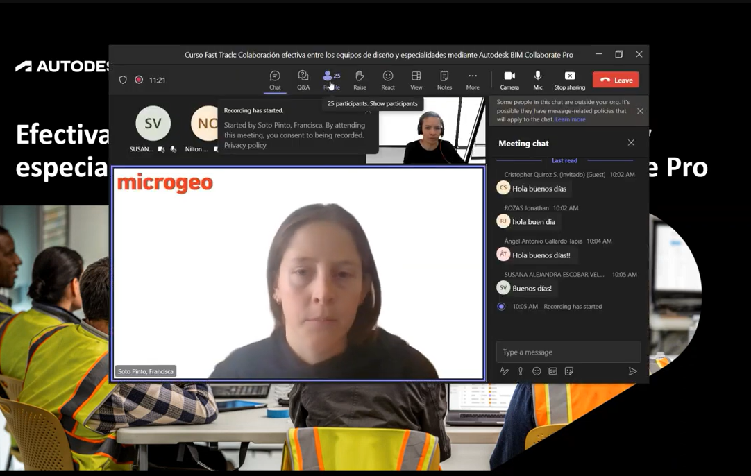 Curso colaboración efectiva entre los equipos de diseño y especialidades mediante Autodesk