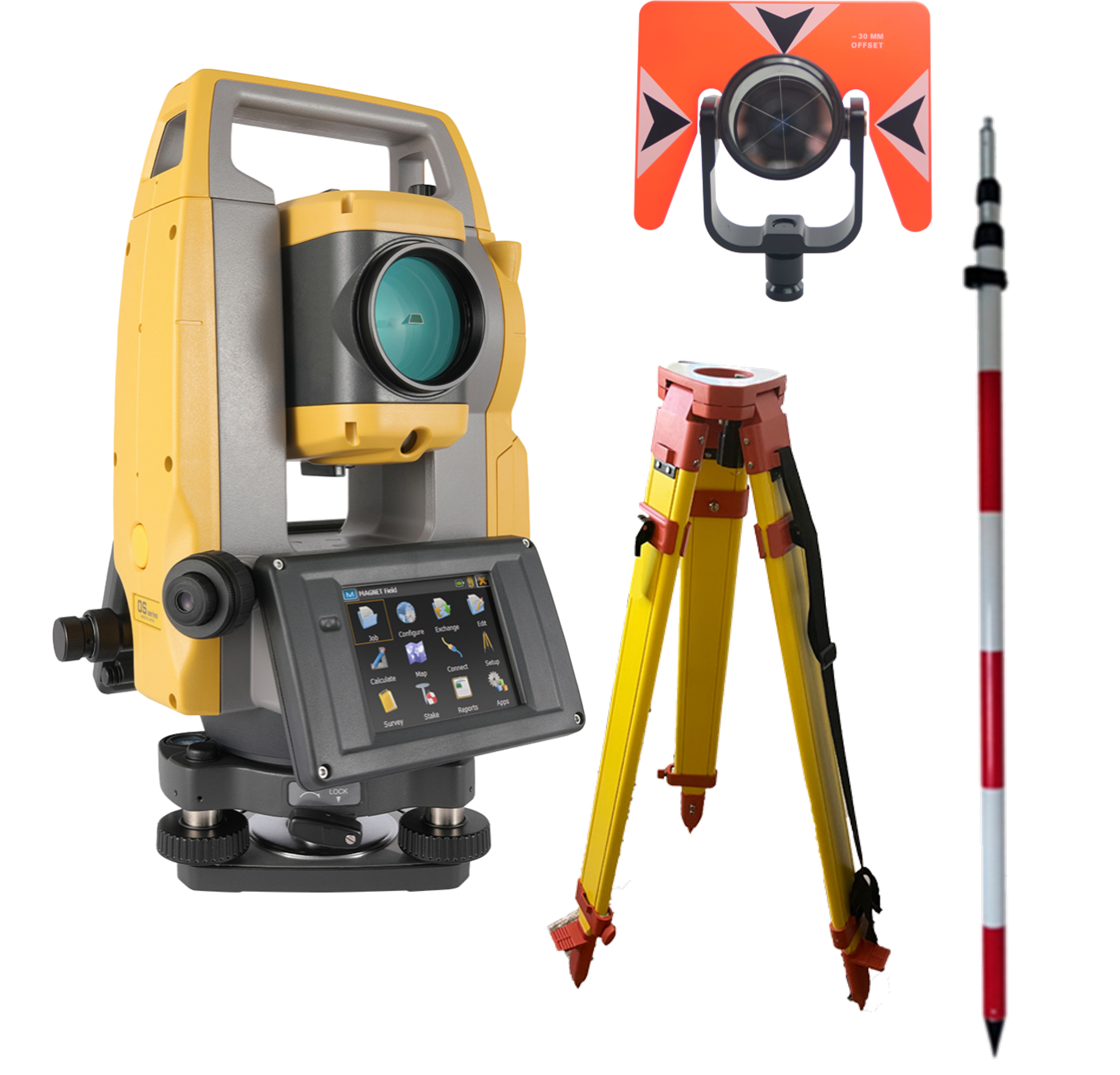 ESTACION TOTAL OS-205 TOPCON + ACCS.