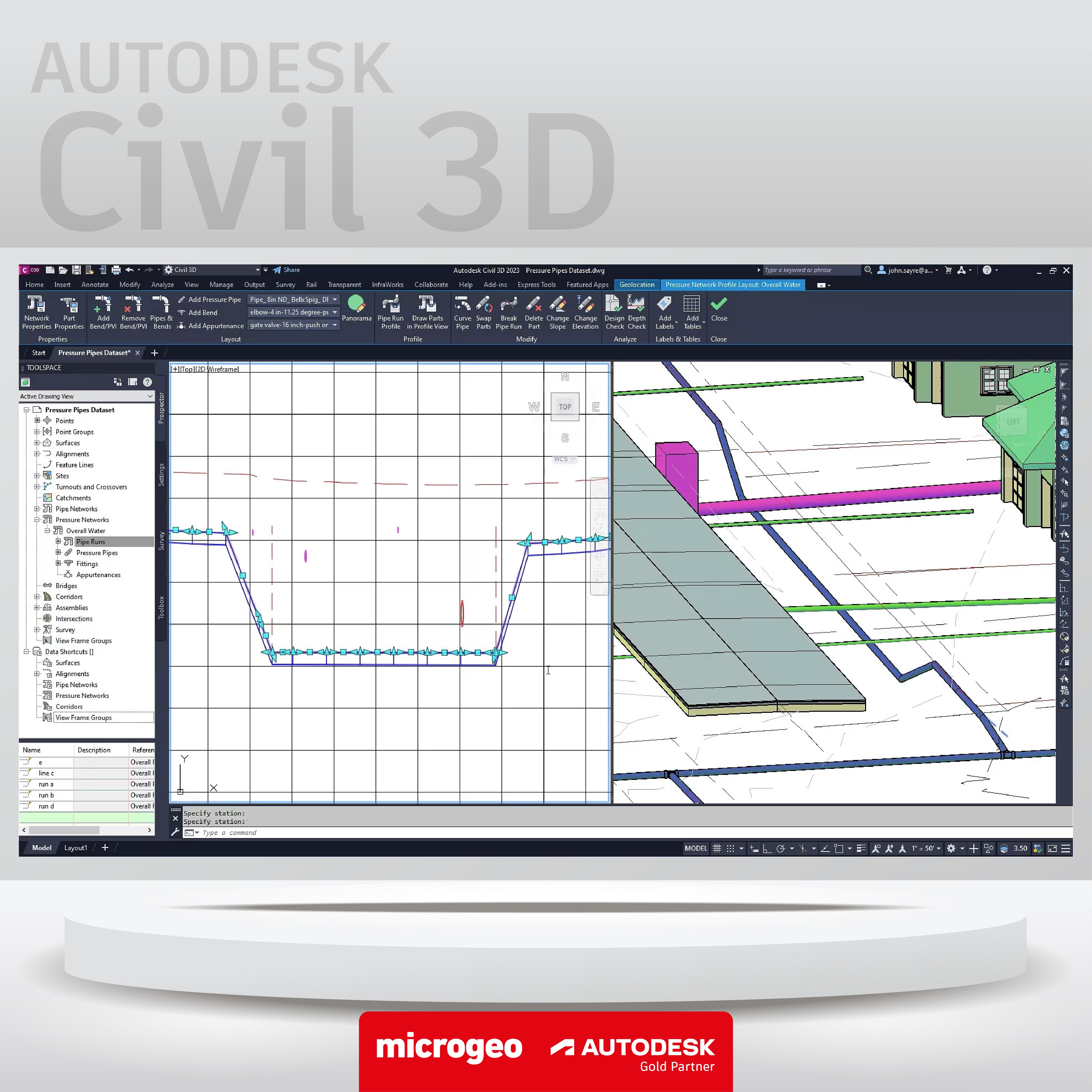 Civil 3D 2027 COMMERCIAL NEW SINGLE-USER ELD ANNUAL SUBSCRIPTION