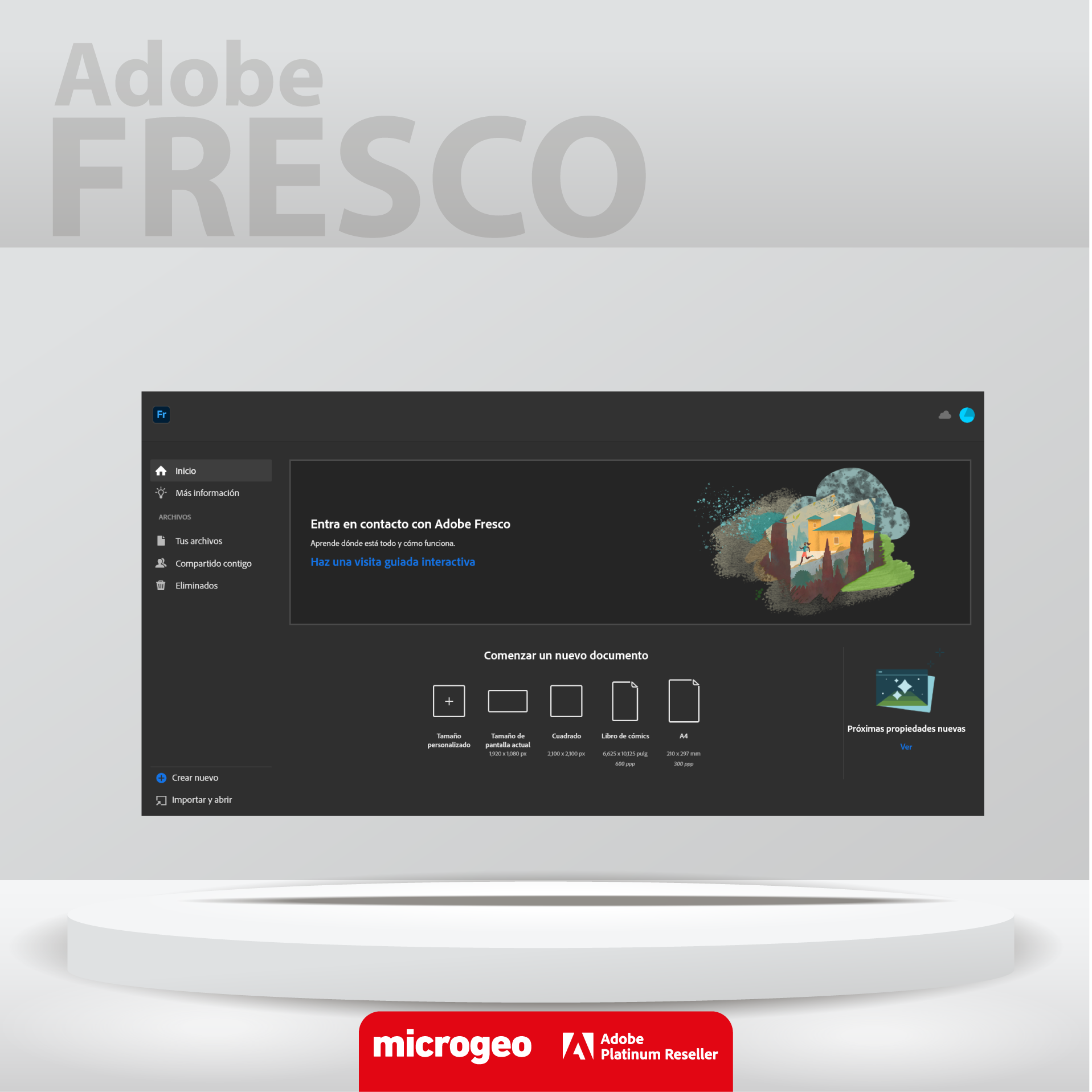 Adobe Fresco / Ilustración digital: pinceles reales y arte táctil / Licencia 100% original