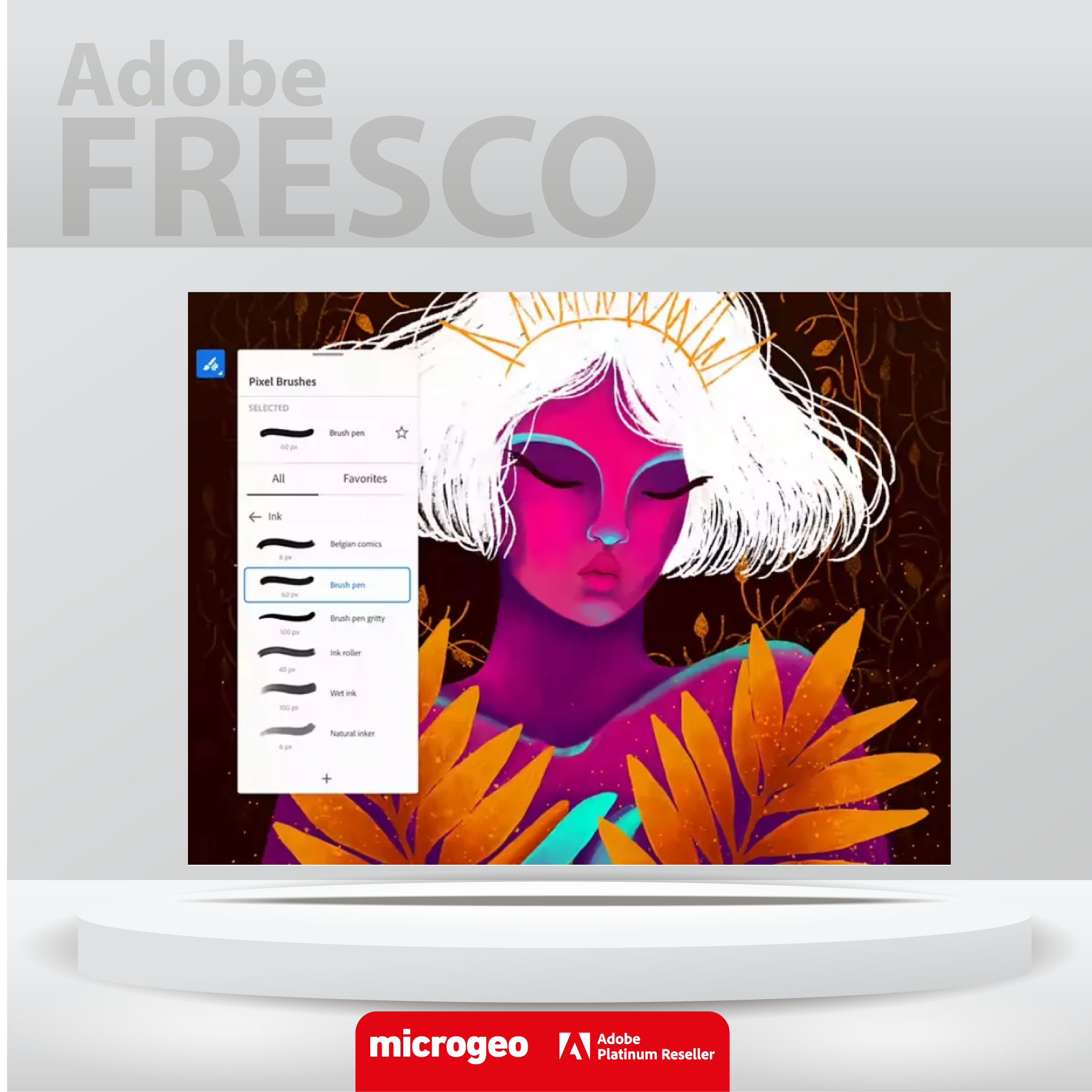Adobe Fresco / Ilustración digital: pinceles reales y arte táctil / Licencia 100% original