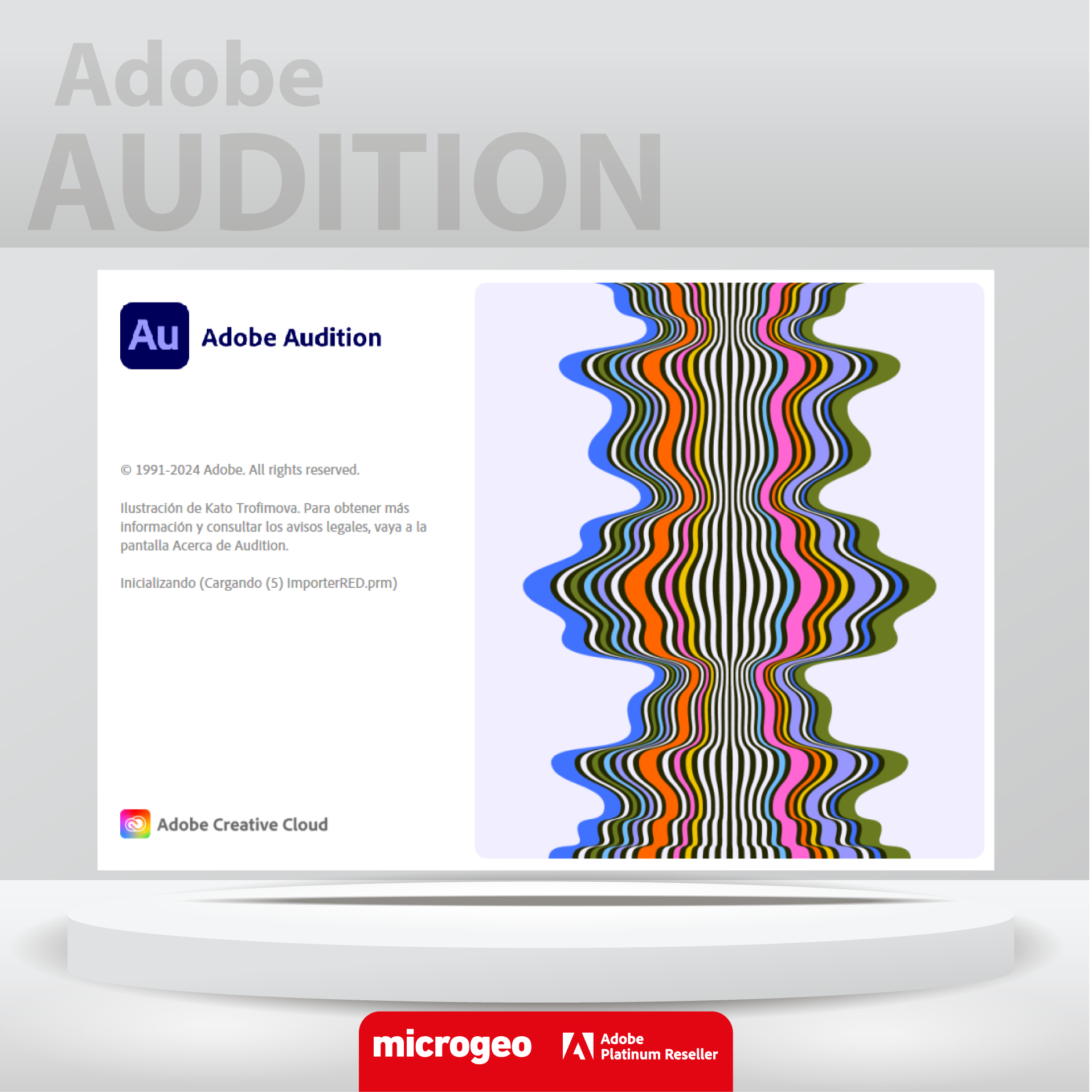 Adobe Audition / Edición y mezcla de audio profesional con calidad de estudio / Licencia 100% original